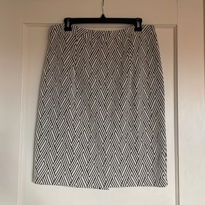 Banana Republic Geometric Pencil Skirt